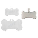 placas de identificação de animais em aço inox